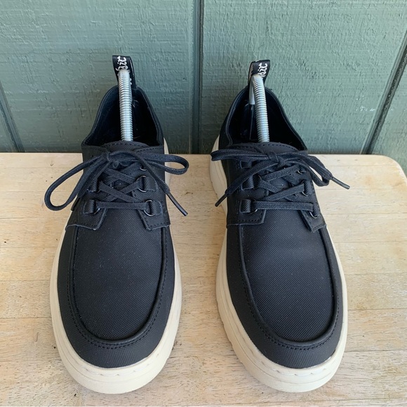 Dr. Martens Walden Black Canvas Lace-Up Casual Oxford Shoes Women’s Size 8 - Picture 9 of 12